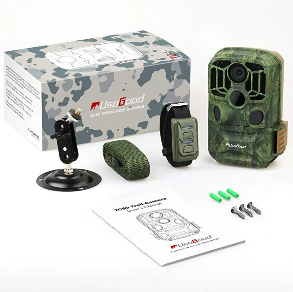 Usogood Trail Camera, WiFi, HD, Infrared Game Cameras with Night Vision